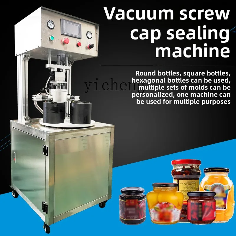 Packaging - Vakumlu Kapaklama Makinesi, Cam Şişe Otomatik