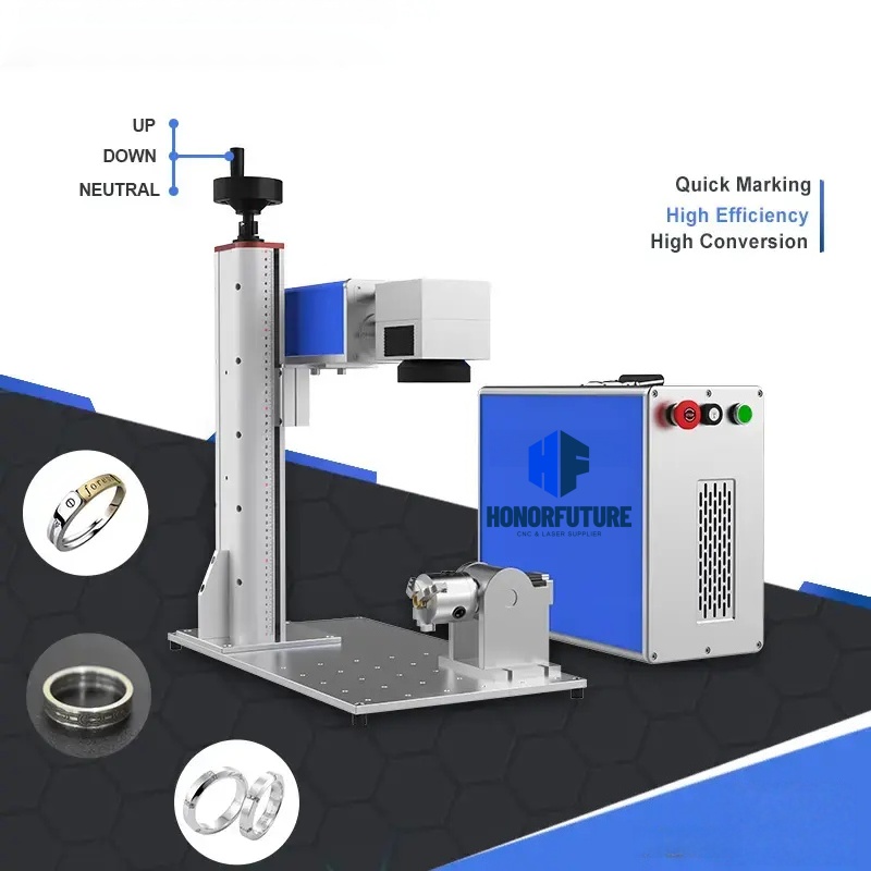 Fiber Laser Marking Machine 30W - Metal için Fiber Lazer 20w 30w