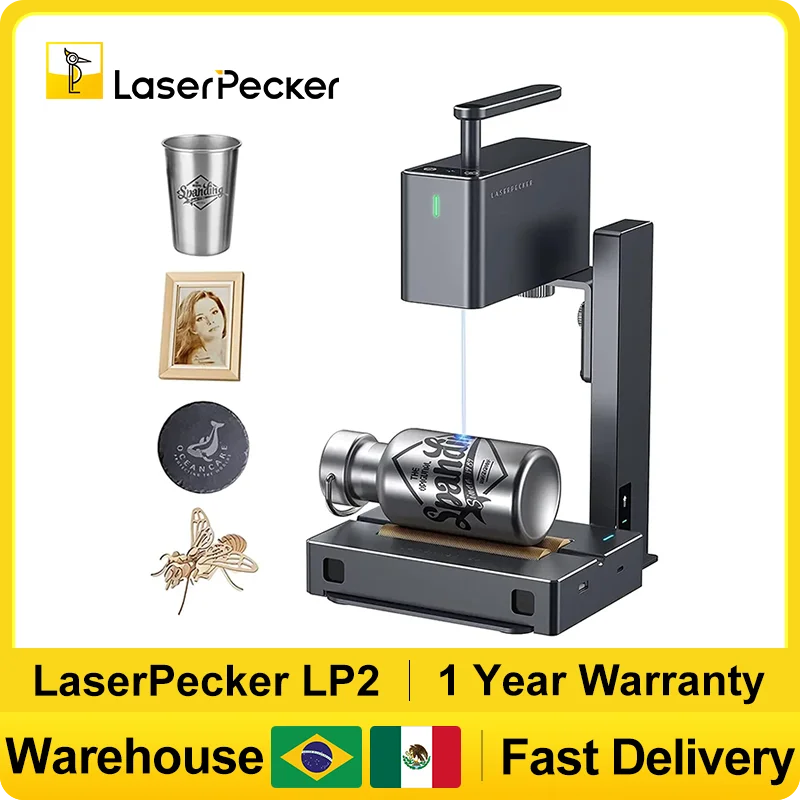 Fiber Laser Marking Machine 30W - LASERPECKER El Lazer Gravür Makinesi Taşınabilir