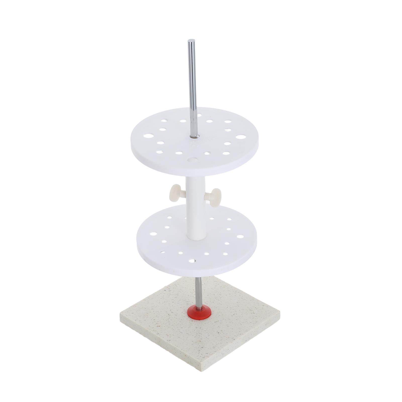 Lab Equipment - Mermer Pipet Saklama Rafı, 16 Yuvalı