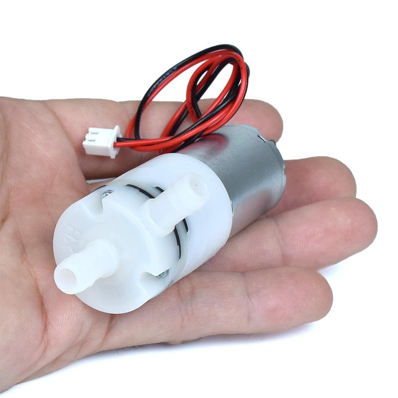 Mini Peristaltic Pump 12V - Mikro 27 mm Diyaframlı, Kendinden Emişli