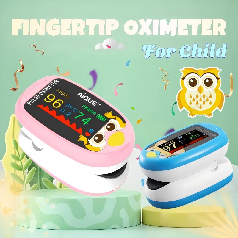Pulse Oximeter Fingertip Rechargeable - AiQUE Çocuk Parmak Ucu Nabız Oksimetresi