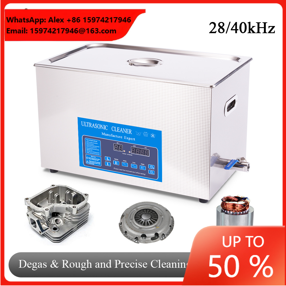 Ultrasonic Cleaner 30L Industrial - 30L Ultrasonik Banyo Degas Sweep Turbo