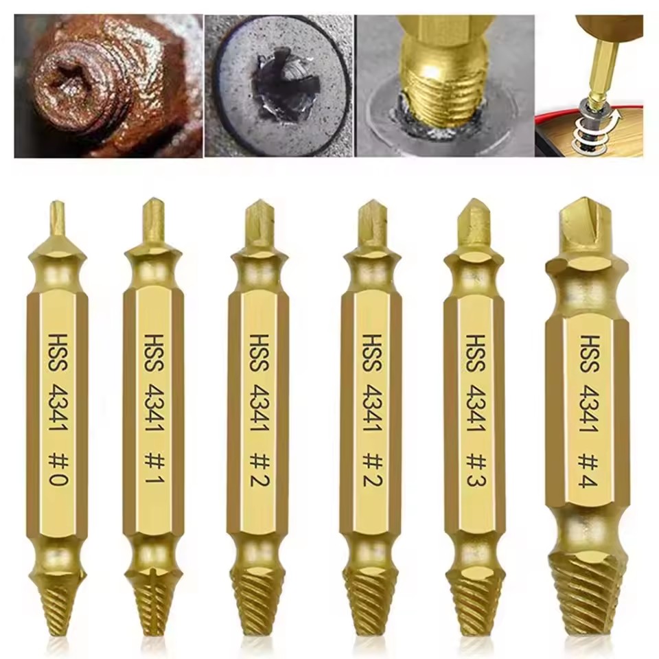 Industrial Tools - Hasarlı Kırık Vida Çıkarıcı Matkap Ucu