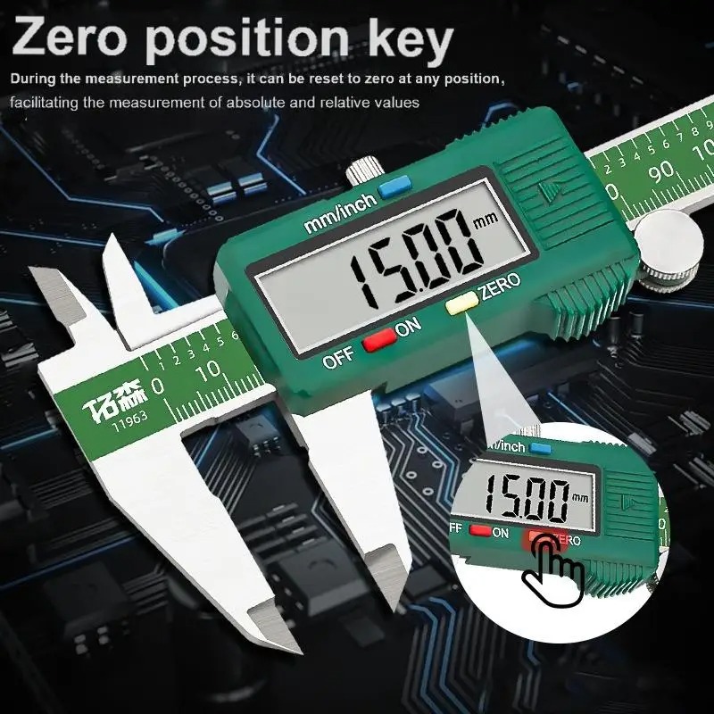 Digital Caliper 150Mm Stainless Steel - Yüksek Hassasiyetli Küçük Dijital Kumpaslar Ev