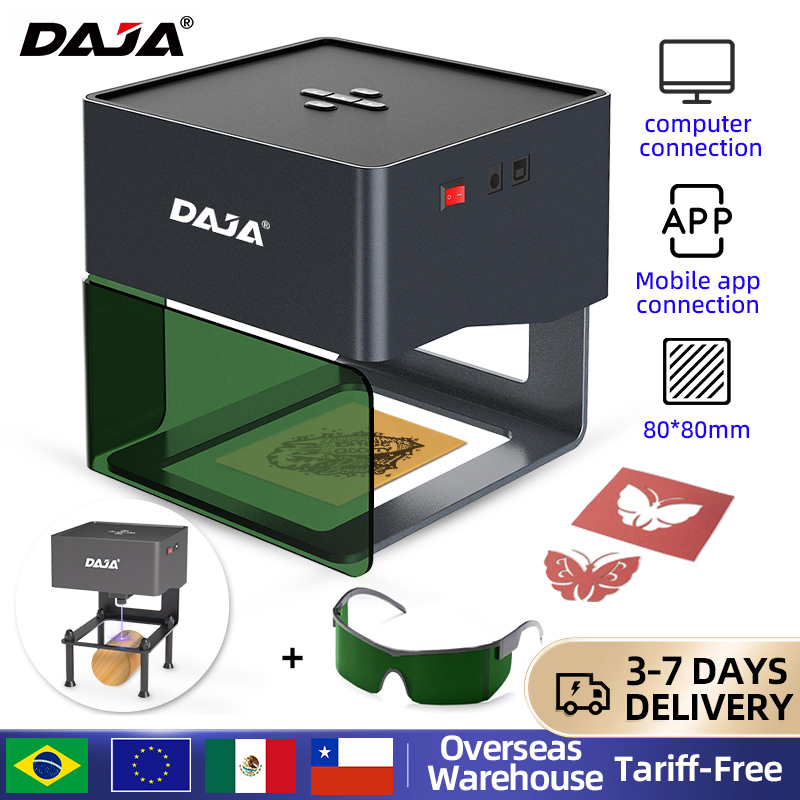 Fiber Laser Marking Machine 30W - DAJA DJ6 Mini Taşınabilir Lazer Gravür