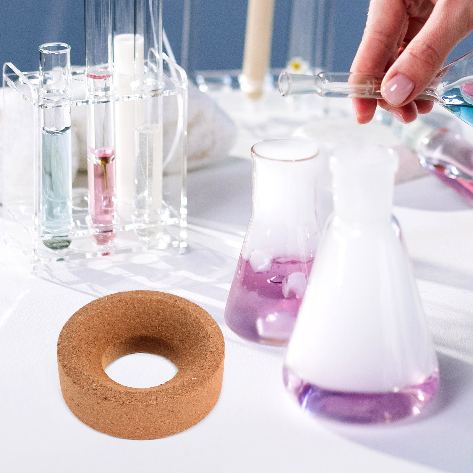 Yuvarlak Tabanlı Şişe İçin Man - Lab Equipment incelemesi ve fiyatı