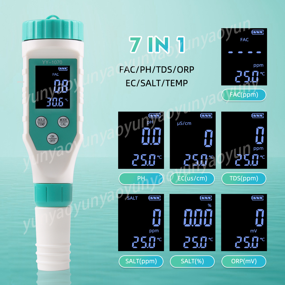 7'si 1 arada Dijital Su Kalite - Ph Meter Digital Water Tester incelemesi ve fiyatı