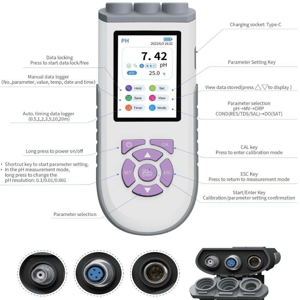 IKEME Dijital PH Ölçer, Yüksek - Ph Meter Digital Water Tester incelemesi ve fiyatı