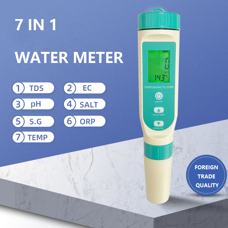 2023 En Yeni 7'si 1 Arada PH / - Ph Meter Digital Water Tester incelemesi ve fiyatı