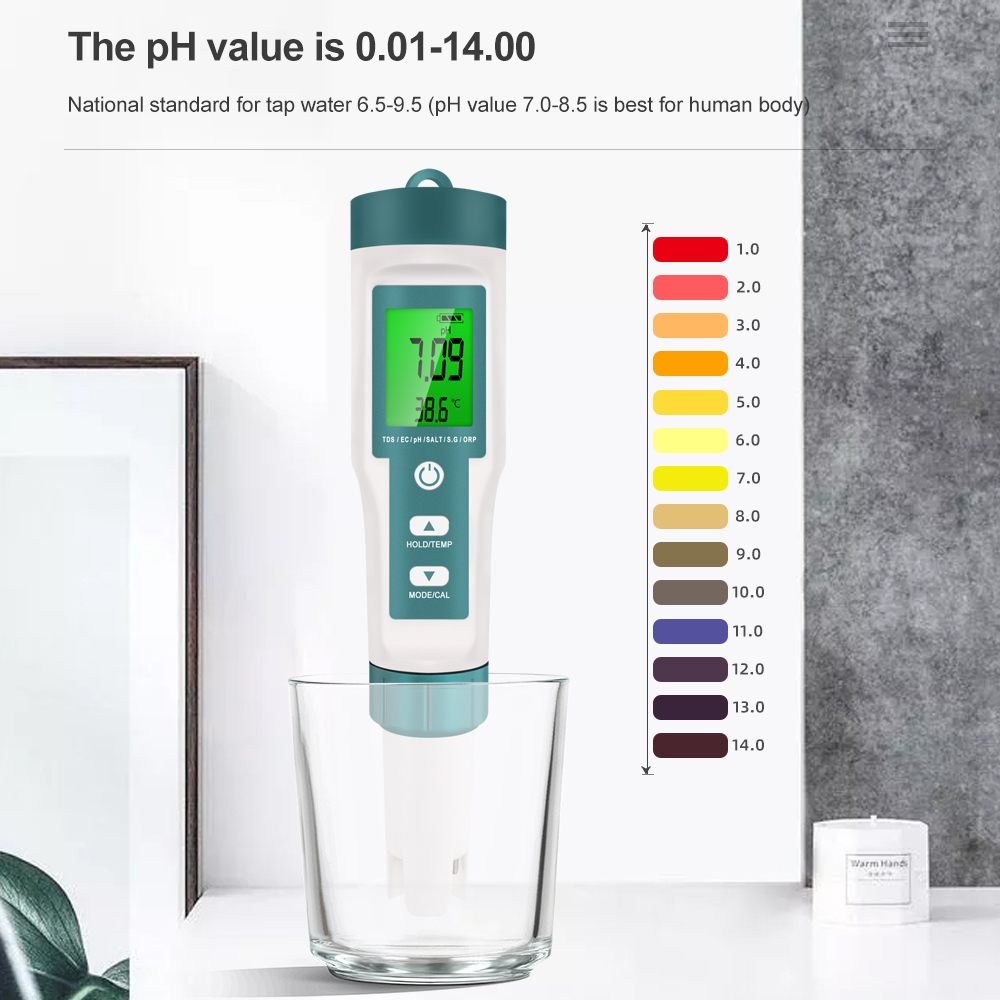 7'si 1 arada PH TDS EC ORP Tuz - Ph Meter Digital Water Tester incelemesi ve fiyatı
