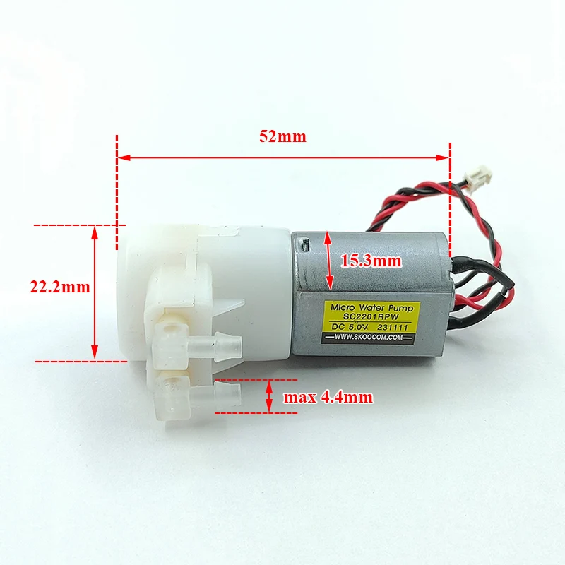 SKOOCOM SC2201RPM Mini 130 Per - Mini Peristaltic Pump 12V incelemesi ve fiyatı