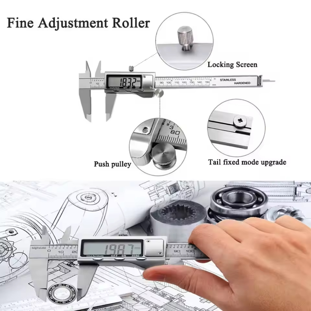 Elektronik Kumpas 6 İnç Hassas - Digital Caliper 150Mm Stainless Steel incelemesi ve fiyatı