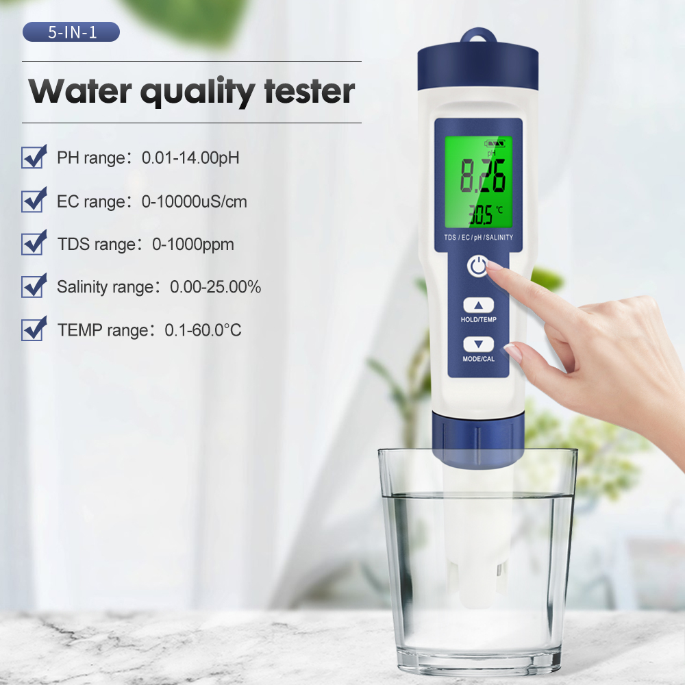 Profesyonel su kalitesi test c - Ph Meter Digital Water Tester incelemesi ve fiyatı