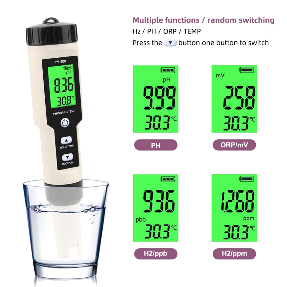 4 in 1 YY-400 PH/ORP/H2 & TEM  - Ph Meter Digital Water Tester incelemesi ve fiyatı