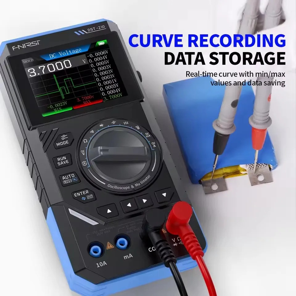 DST210 3'ü 1 Arada Dijital Mul - Fnirsi Digital Oscilloscope Handheld incelemesi ve fiyatı