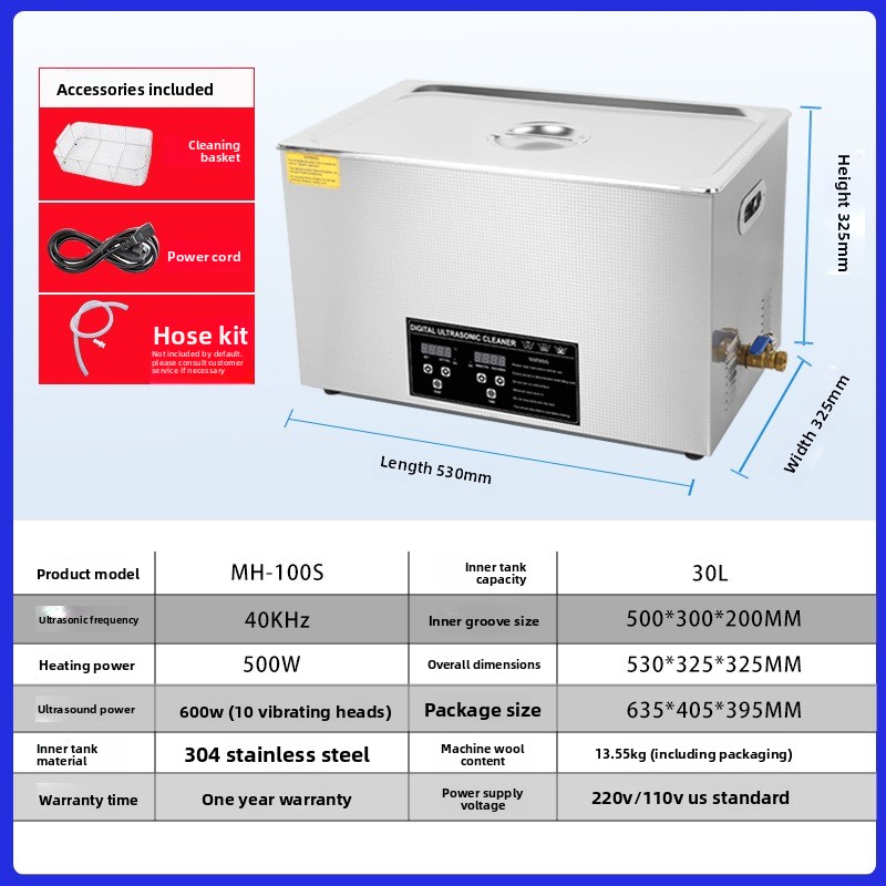 30L Yüksek Güçlü Ticari Ultras - Ultrasonic Cleaner 30L Industrial incelemesi ve fiyatı